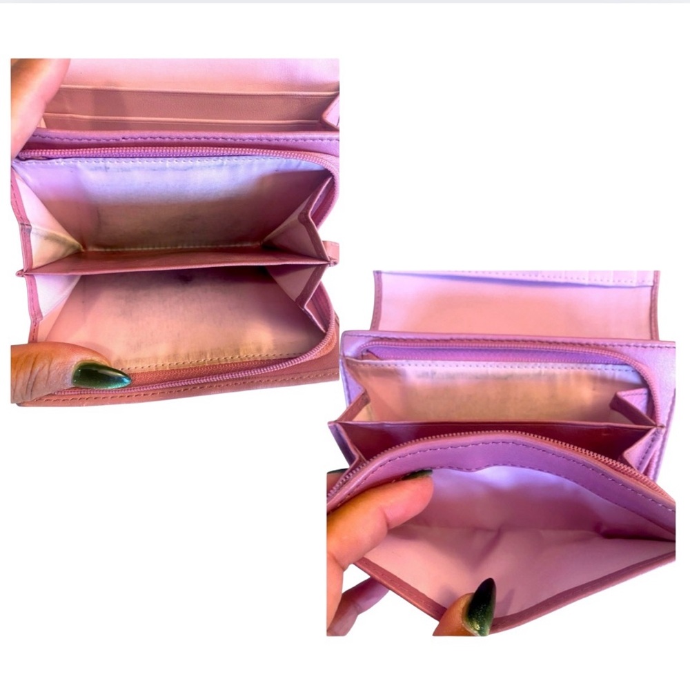 COACH Pink Embossed Leather Wallet, Authentic and Vintage. EUC - Picture 4 of 9